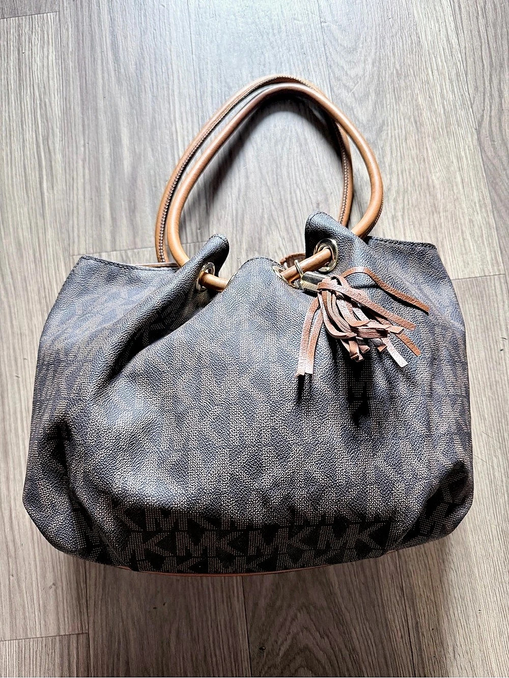 Michael Kors Brown & Black Shoulder Bag